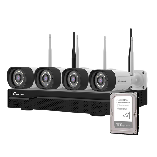 Kamerasystem 4 in 1 NV-KIT1630W6-4CAM-1TB