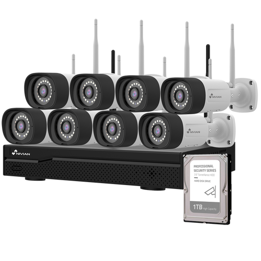 Kamerasystem 8 in 1 NV-KIT1630W6-8CAM-1TB